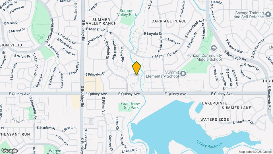 4281 S Salida Way, Unit 1 Map and Location Details