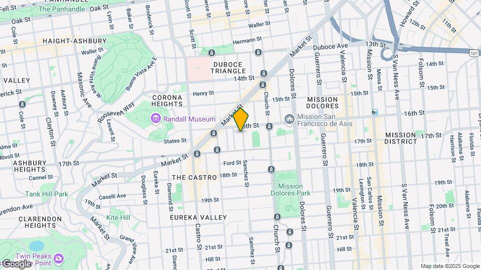 328 Sanchez St Mapa y Detalles de la Ubicación