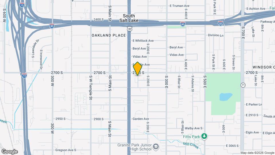 2726 S Edison St Map and Location Details