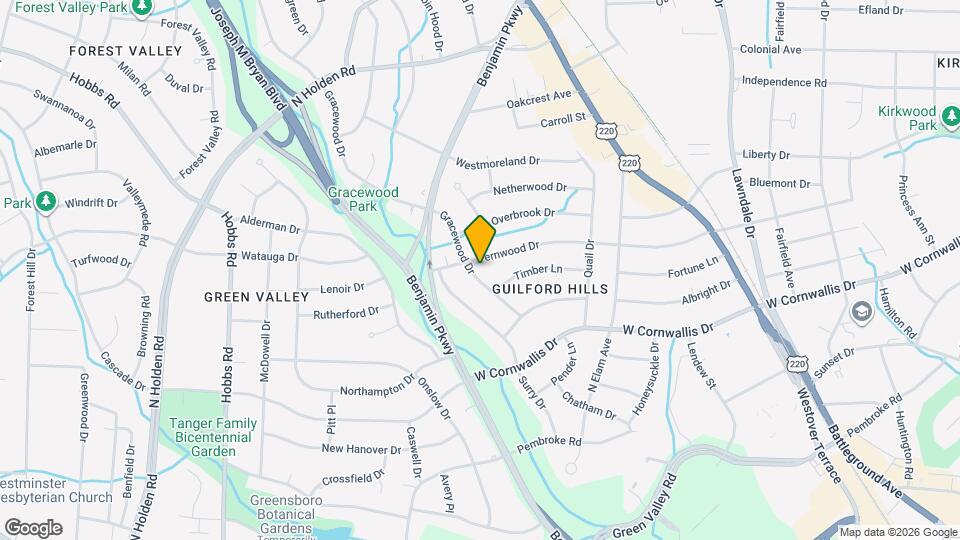 1304 Gracewood Dr Map and Location Details