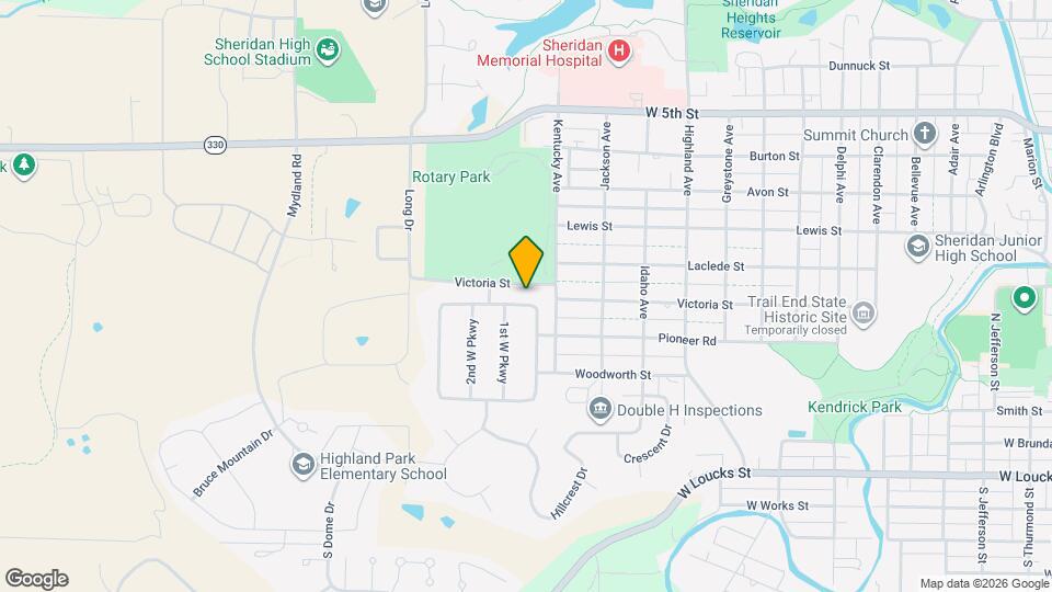 1525 N Mountain View Dr Map and Location Details