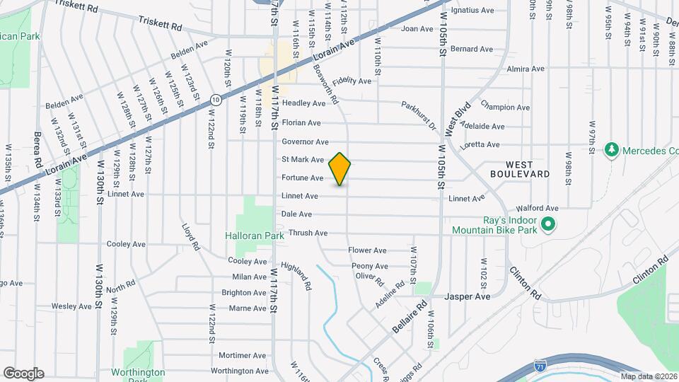 3524 Bosworth Rd Map and Location Details