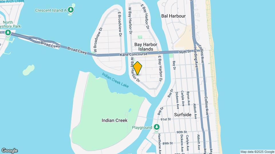 9271 W Bay Harbor Dr Map and Location Details