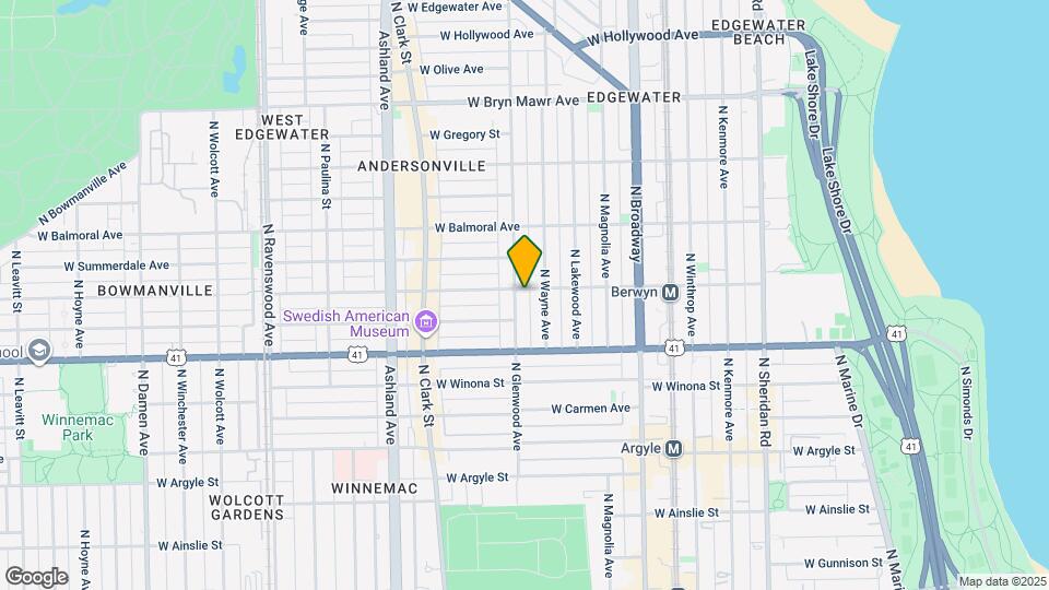 5255 N Glenwood Ave Map and Location Details