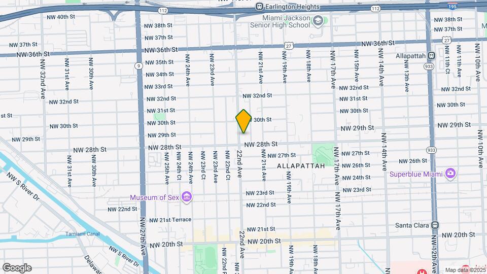 2835 NW 22nd Ave Map and Location Details