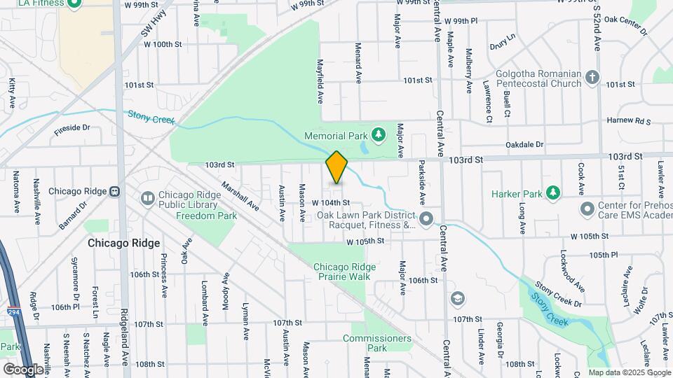 10328 S Mansfield Ave Map and Location Details