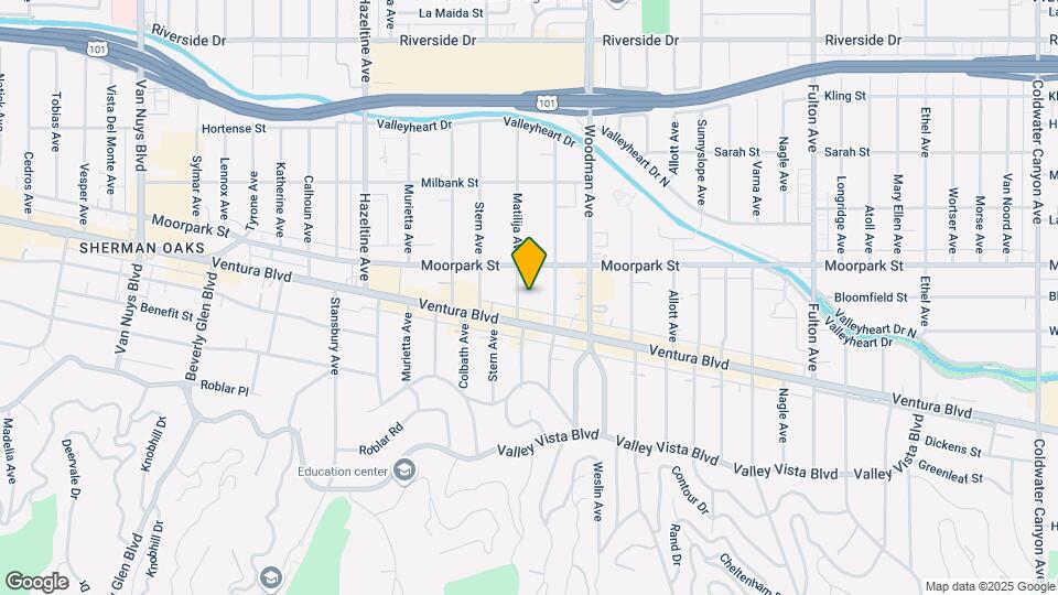 4322 Matilija Ave Map and Location Details
