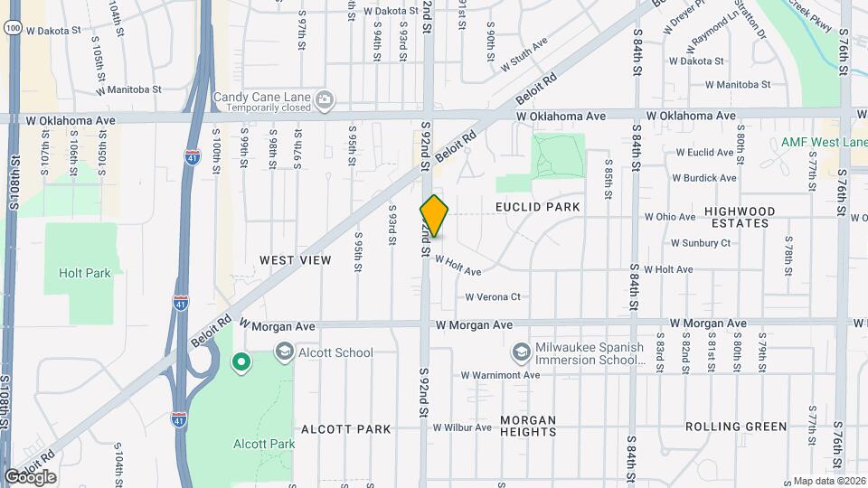 3338 S 92nd St, Unit 3 Map and Location Details