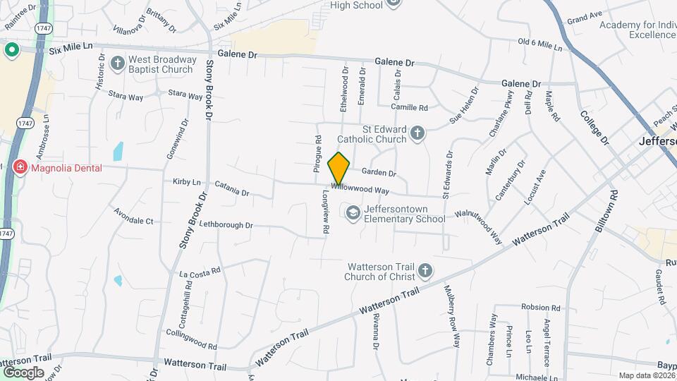 3600 Ember Cir Map and Location Details