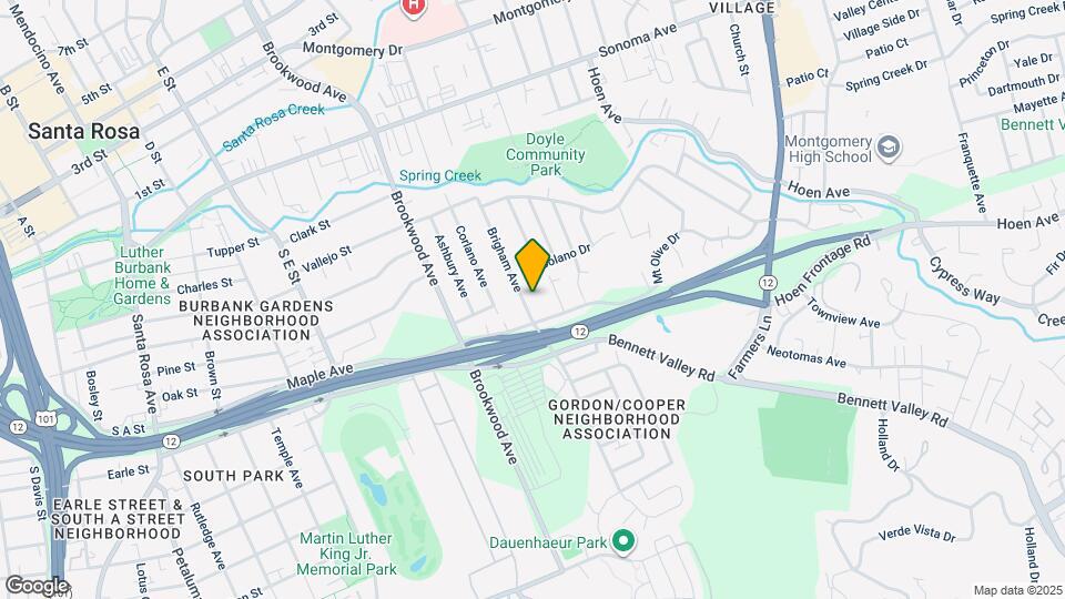 866 Brigham Ave Map and Location Details