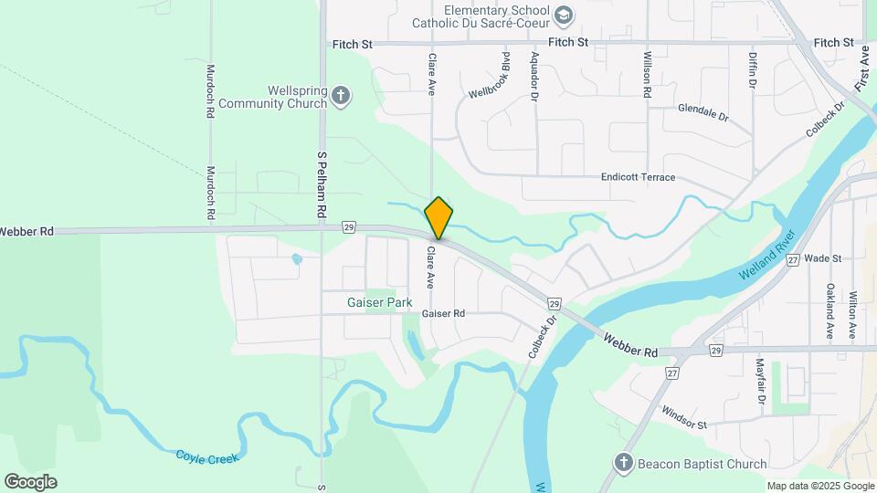 122 Clare Ave Map and Location Details