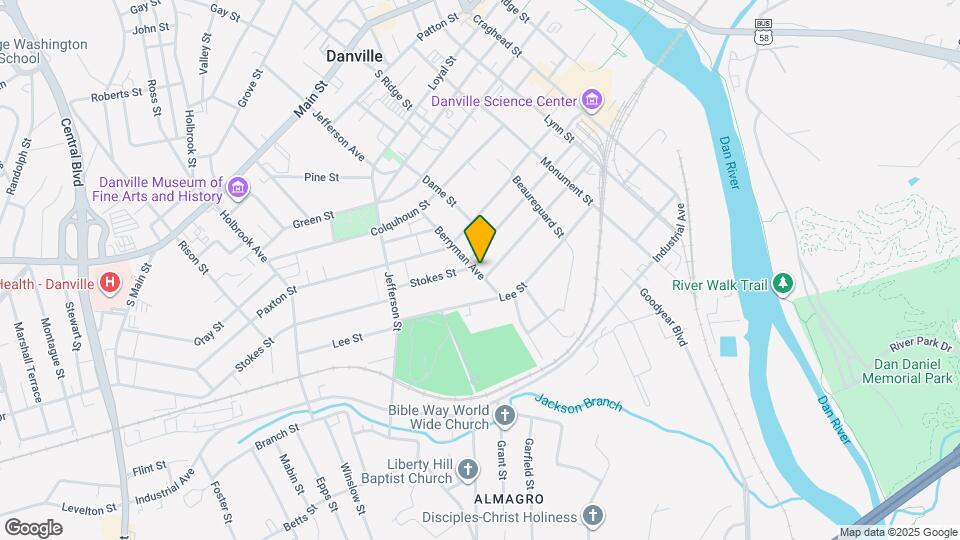 683 Berryman Ave Map and Location Details