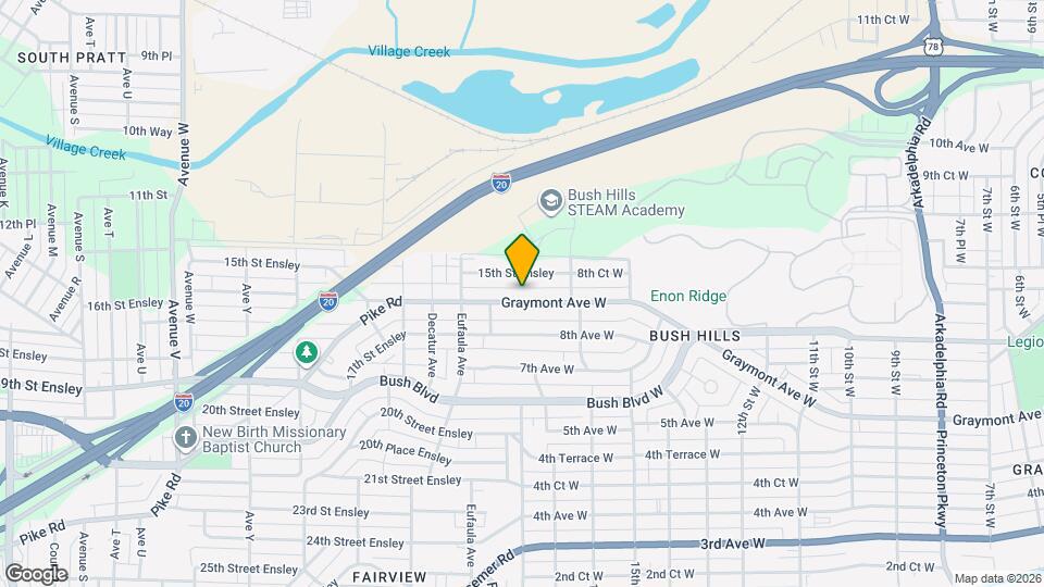 1642 Graymont Ave W Map and Location Details