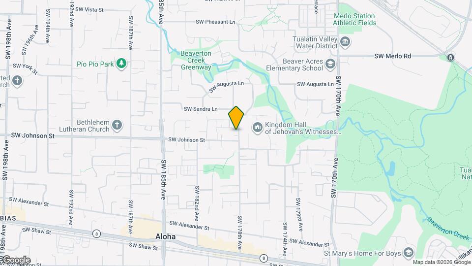 17859 SW Rudolph Ln Map and Location Details