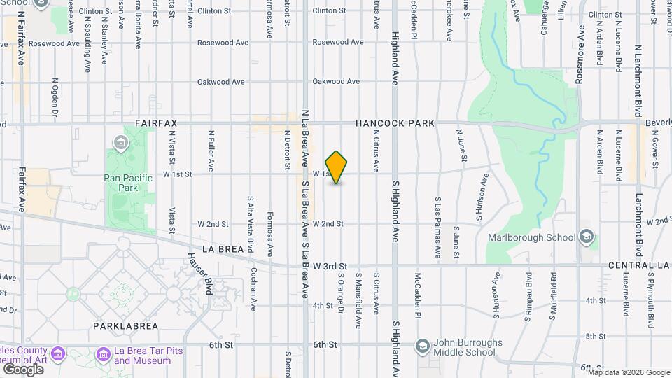 123 S Orange Dr Map and Location Details