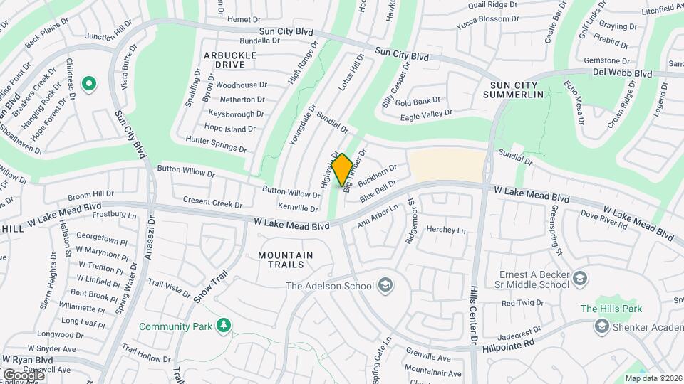 2521 Big Timber Dr Map and Location Details