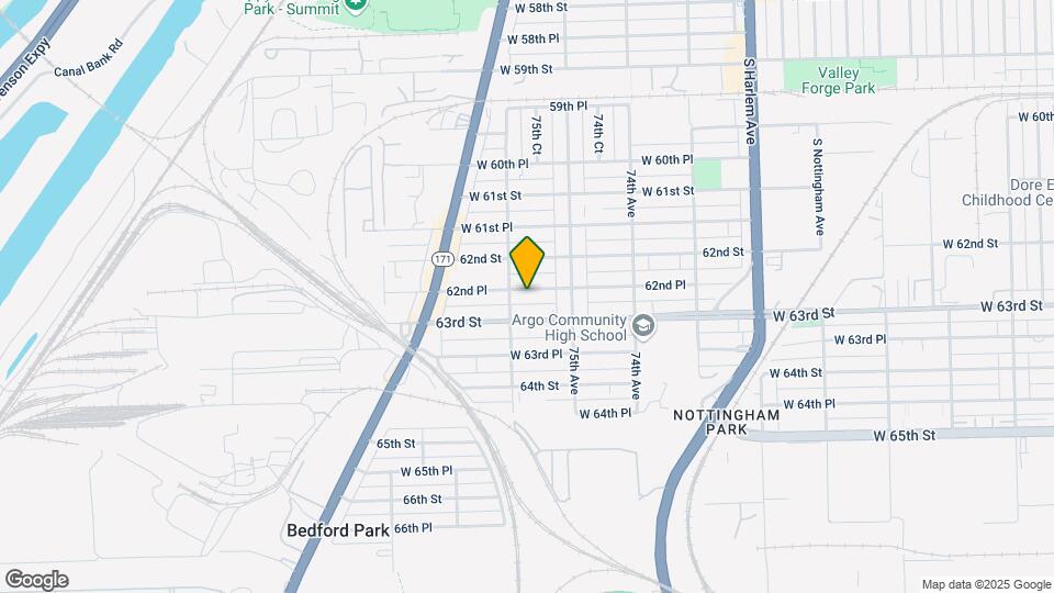 7545 W 62nd Pl Map and Location Details