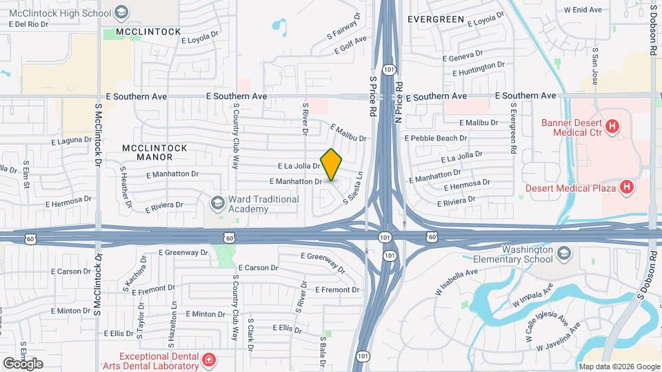 2141 E Manhatton Dr Map and Location Details