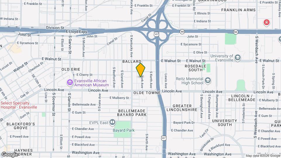 521 S New York Ave Mapa y Detalles de la Ubicación