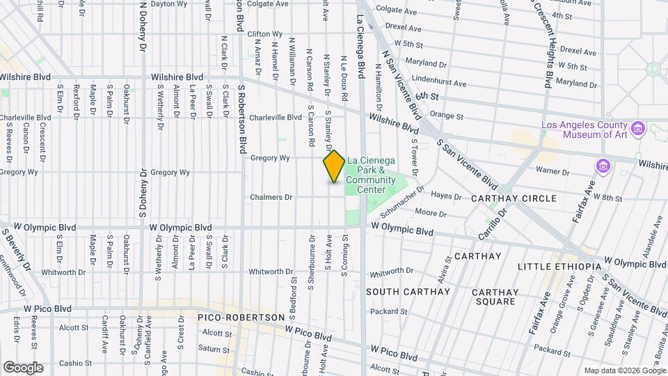 848 S Holt Ave Map and Location Details