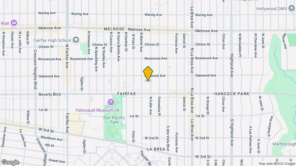 341 N Fuller Ave Map and Location Details