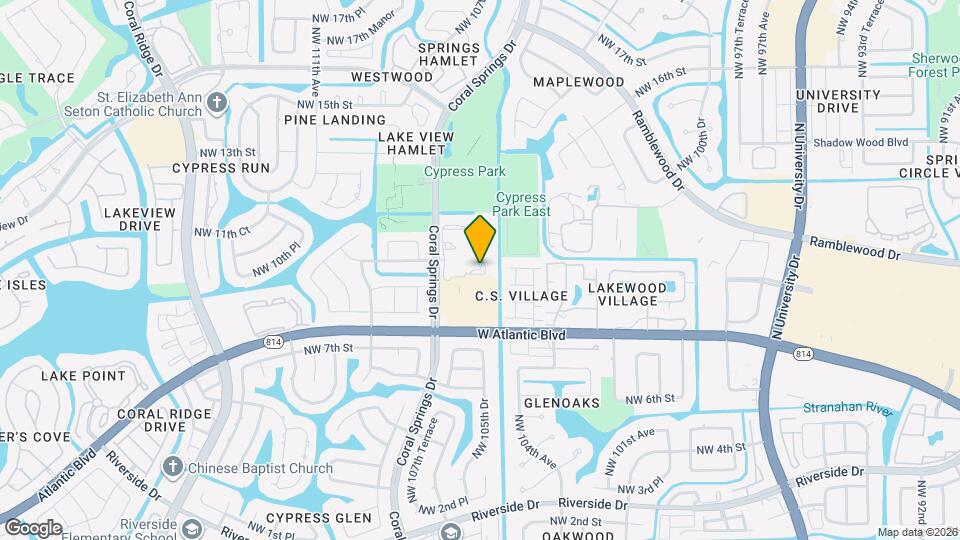 1063 Coral Club Dr Map and Location Details