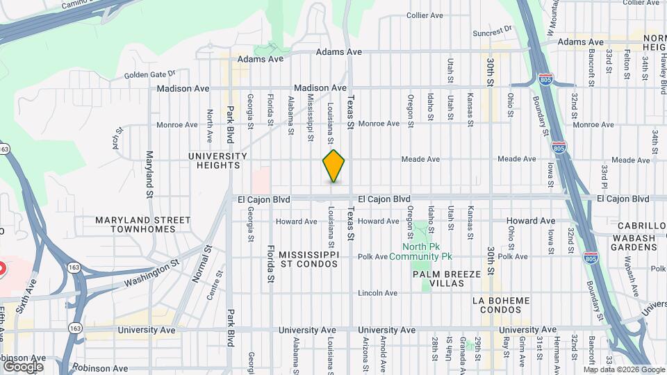 4321 Louisiana St Map and Location Details