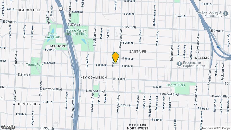 2508-2510 30th St Map and Location Details