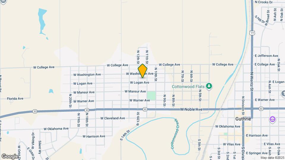 1214 W Logan Ave Map and Location Details