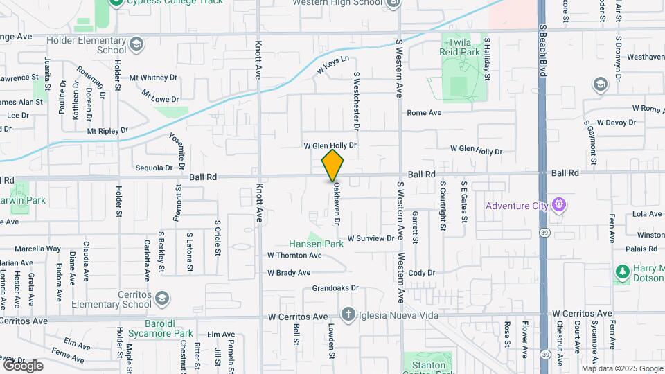 1211 S Oakhaven Dr Map and Location Details