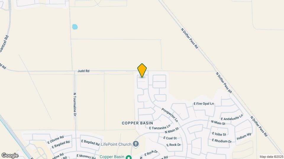 3886 E Citrine Rd Map and Location Details