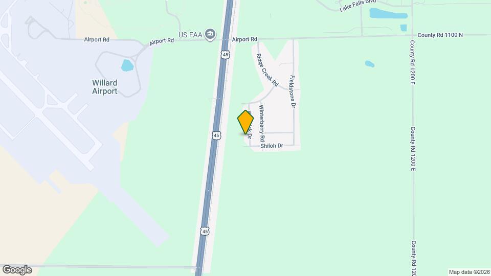 1501 Warwick Dr Map and Location Details