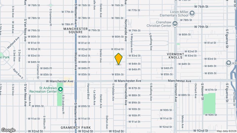 1439 W 84th Pl, Unit 4 Map and Location Details