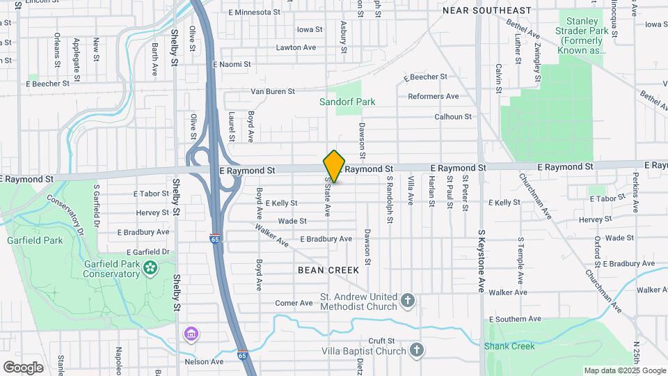 1709 E Tabor St Mapa y Detalles de la Ubicación