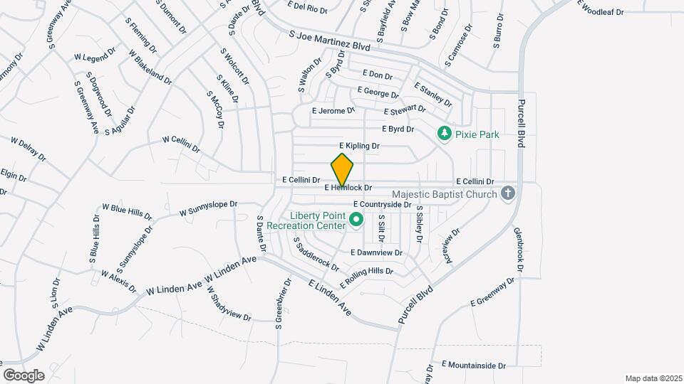 154 E Hemlock Dr Map and Location Details