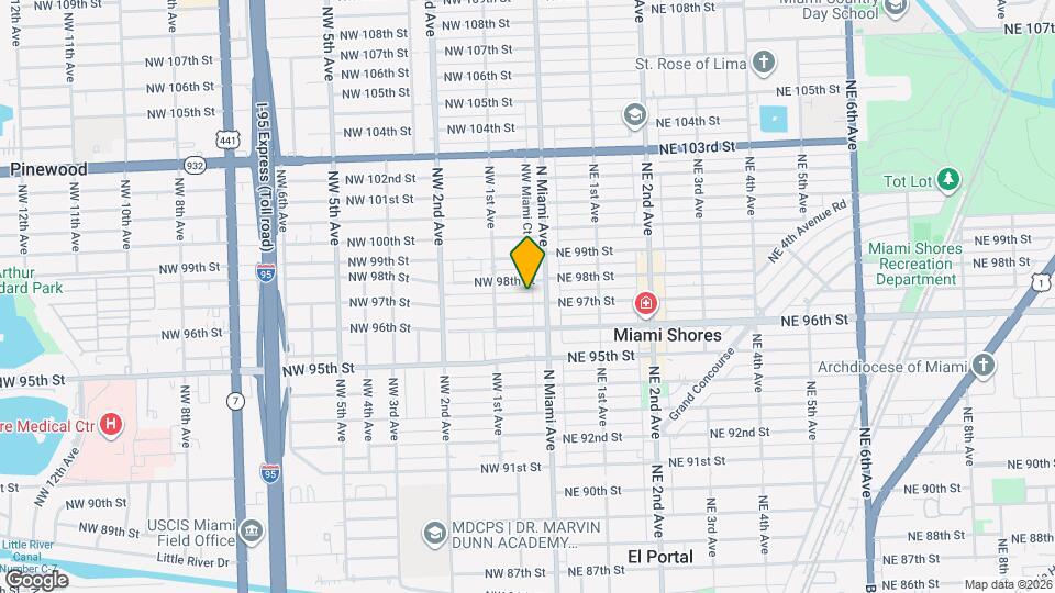 11 NW 97th St Map and Location Details