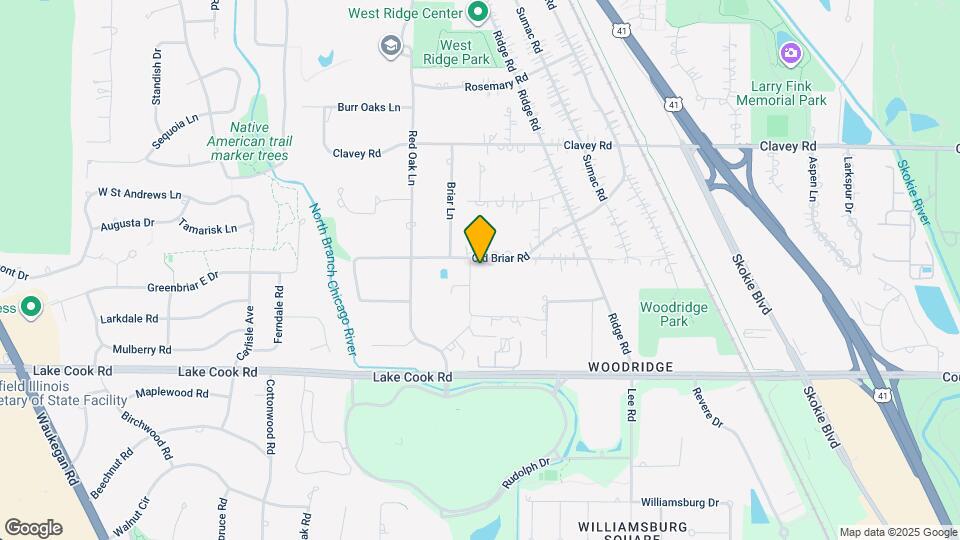 1912 Old Briar Rd Map and Location Details