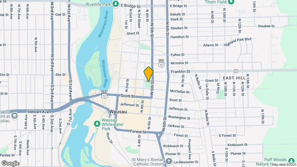 407 Grant St, Unit 1 Map and Location Details