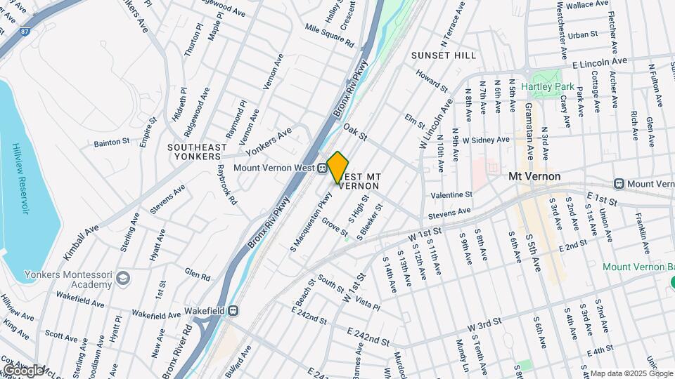 17 S Macquesten Pkwy, Unit 2nd floor Map and Location Details