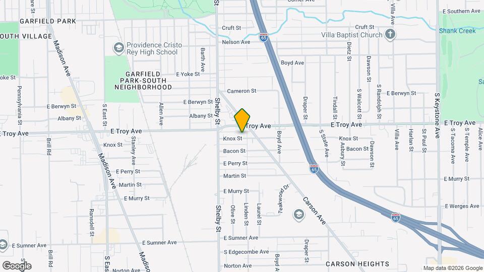 1156 Knox St Map and Location Details