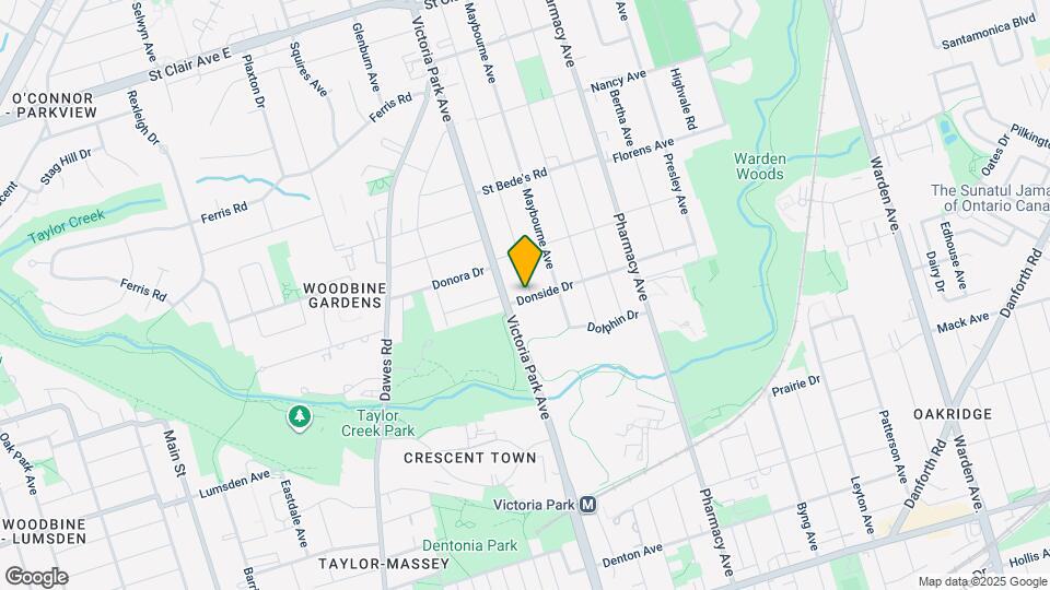 22 Pitt Ave Map and Location Details