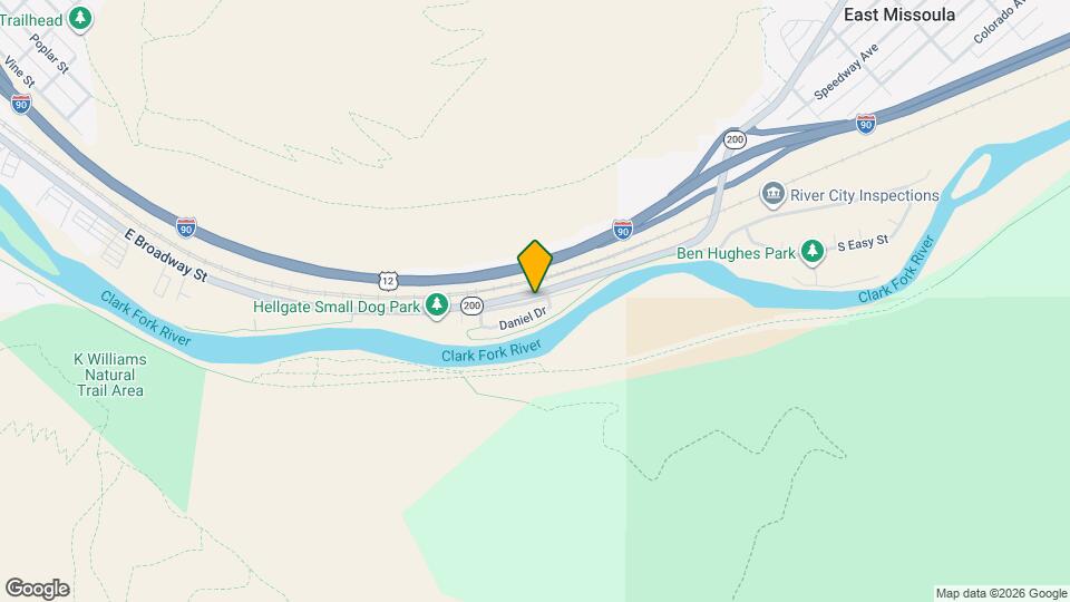 1911 E Broadway St Map and Location Details