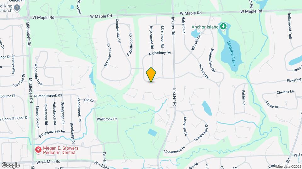 5035 S Clunbury Rd Map and Location Details