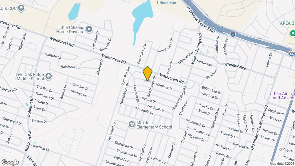 2706 Hemlock Dr Map and Location Details