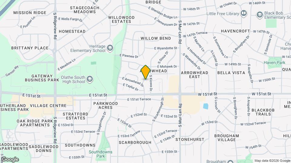1632 S Kenwood St Mapa y Detalles de la Ubicación