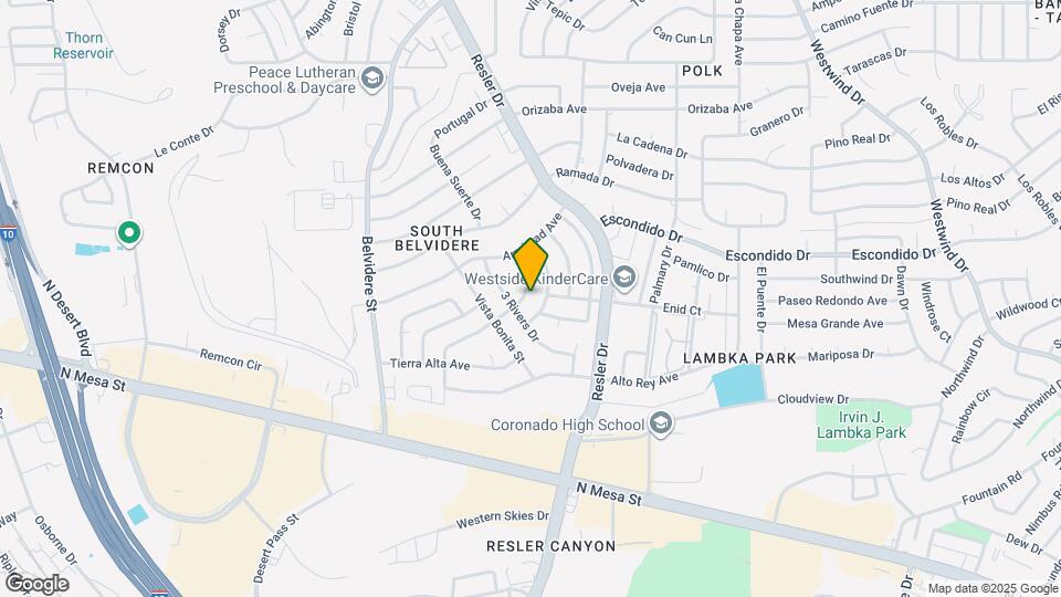 7105 Majorca Ct Map and Location Details