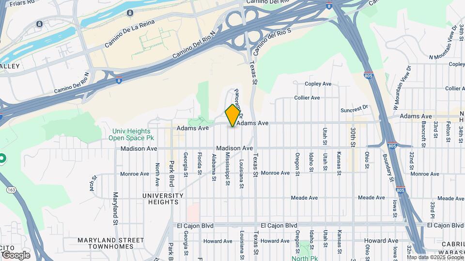 4665 Mississippi St Map and Location Details
