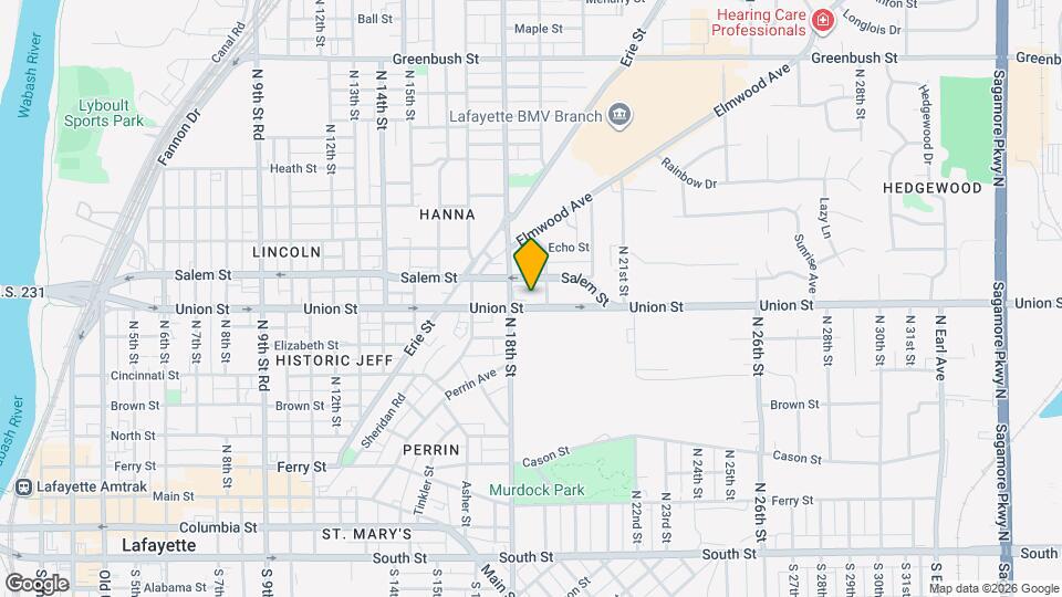 1820 Union St Map and Location Details