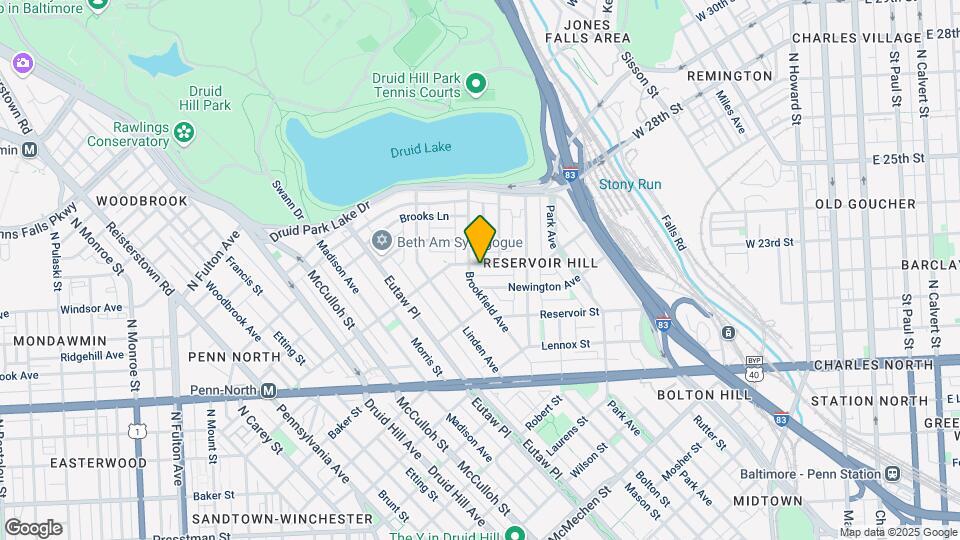 839 Whitelock St-Unit -Apt 2 Map and Location Details