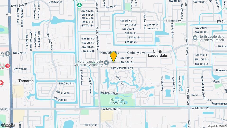 7920 SW 10th Ct Map and Location Details